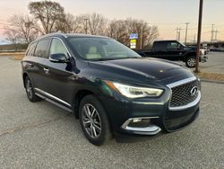 Salvage cars for sale from Copart North Billerica, MA: 2020 Infiniti QX60 Luxe