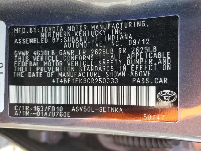 2012 Toyota Camry Base