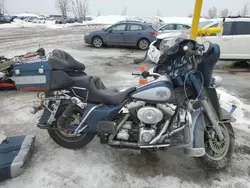 Salvage motorcycles for sale at Montreal Est, QC auction: 2001 Harley-Davidson Flhtci