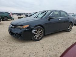 Salvage cars for sale at San Antonio, TX auction: 2007 Acura TSX