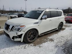 Salvage cars for sale at Bridgeton, MO auction: 2020 Nissan Armada Platinum