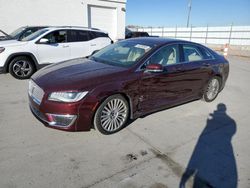 Carros salvage a la venta en subasta: 2017 Lincoln MKZ Reserve