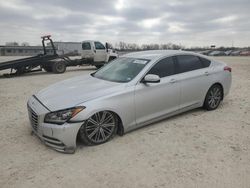 Salvage cars for sale at New Braunfels, TX auction: 2018 Genesis G80 Base