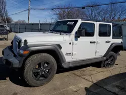 Jeep Wrangler Unlimited Sport salvage cars for sale: 2021 Jeep Wrangler Unlimited Sport