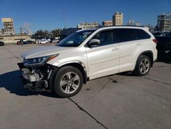 Vehiculos salvage en venta de Copart New Orleans, LA: 2018 Toyota Highlander Limited