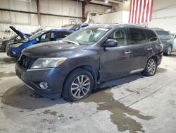 Salvage cars for sale at Tulsa, OK auction: 2014 Nissan Pathfinder S