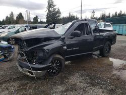 Salvage cars for sale at Graham, WA auction: 2007 Dodge RAM 1500 ST