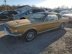 Ford salvage cars for sale: 1968 Ford Mustang