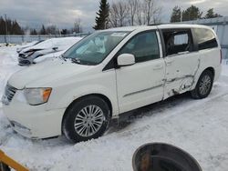 Salvage cars for sale at Bowmanville, ON auction: 2013 Chrysler Town & Country Touring L