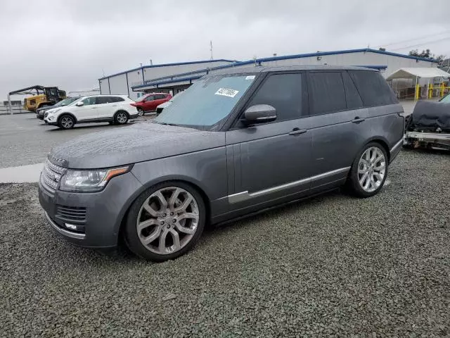 2016 Land Rover Range Rover Supercharged