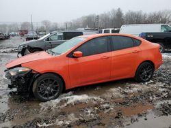 Salvage cars for sale at Chalfont, PA auction: 2016 Dodge Dart SXT