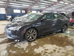 Salvage cars for sale at East Granby, CT auction: 2015 Chrysler 200 S