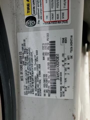 2012 Ford Fusion SEL