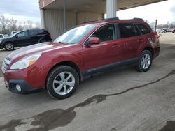 Salvage SUVs for sale at auction: 2013 Subaru Outback 2.5I Premium