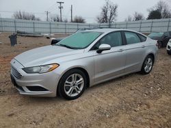 Salvage cars for sale at Oklahoma City, OK auction: 2018 Ford Fusion SE Hybrid