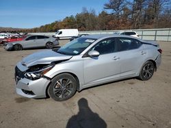 Salvage cars for sale at Brookhaven, NY auction: 2021 Nissan Sentra SV