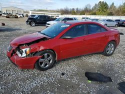 Pontiac salvage cars for sale: 2006 Pontiac G6 GT