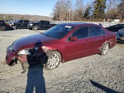 Salvage cars for sale at Concord, NC auction: 2006 Honda Accord EX