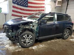 Salvage cars for sale at Lyman, ME auction: 2018 Toyota Rav4 LE