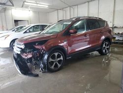 Salvage cars for sale at Madisonville, TN auction: 2018 Ford Escape SEL