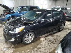 Salvage cars for sale at Franklin, WI auction: 2014 Hyundai Accent GLS