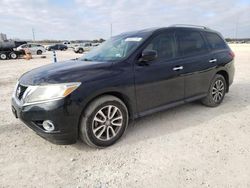 Salvage cars for sale at New Braunfels, TX auction: 2015 Nissan Pathfinder S