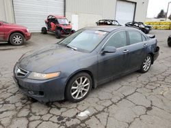 Salvage cars for sale at Woodburn, OR auction: 2006 Acura TSX