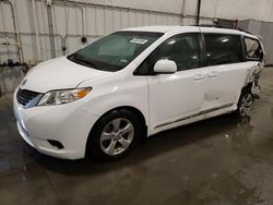 Carros salvage a la venta en subasta: 2013 Toyota Sienna LE