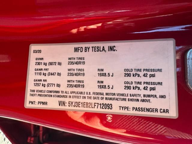 2020 Tesla Model 3