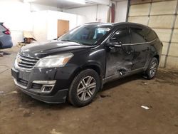 Salvage cars for sale at Ham Lake, MN auction: 2015 Chevrolet Traverse LT