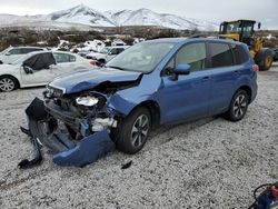 Salvage cars for sale at Reno, NV auction: 2018 Subaru Forester 2.5I Premium