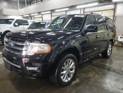 Salvage cars for sale at Littleton, CO auction: 2017 Ford Expedition Limited