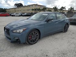 Salvage cars for sale at Opa Locka, FL auction: 2024 Infiniti Q50 RED Sport 400