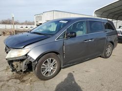 Salvage cars for sale at Fresno, CA auction: 2012 Honda Odyssey EX