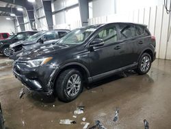 Salvage cars for sale at Ham Lake, MN auction: 2018 Toyota Rav4 HV LE