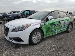 Salvage cars for sale from Copart Houston, TX: 2016 Hyundai Sonata Hybrid