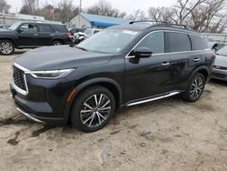 Salvage cars for sale at Wichita, KS auction: 2022 Infiniti QX60 Autograph