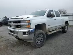 Salvage trucks for sale at Bakersfield, CA auction: 2018 Chevrolet Silverado K2500 Heavy Duty LTZ