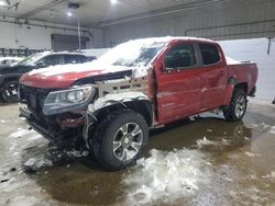 Salvage trucks for sale at Candia, NH auction: 2016 Chevrolet Colorado Z71