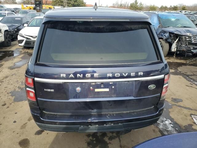 2018 Land Rover Range Rover HSE