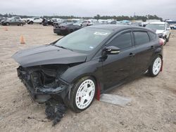 Salvage cars for sale at Houston, TX auction: 2015 Ford Focus ST