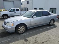 Salvage cars for sale at Vallejo, CA auction: 2002 Acura 3.5RL