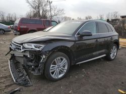 Salvage cars for sale at Baltimore, MD auction: 2018 Audi Q5 Premium Plus