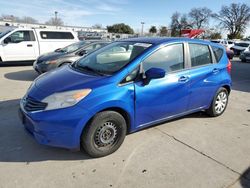 Vehiculos salvage en venta de Copart Sacramento, CA: 2015 Nissan Versa Note S