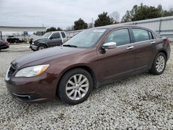 Salvage cars for sale at Memphis, TN auction: 2013 Chrysler 200 Limited