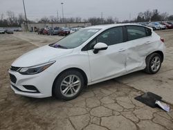 Salvage cars for sale at Fort Wayne, IN auction: 2018 Chevrolet Cruze LT