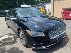 2017 Lincoln Continental en venta en North Billerica, MA