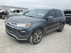 Salvage cars for sale at Haslet, TX auction: 2018 Ford Explorer Limited