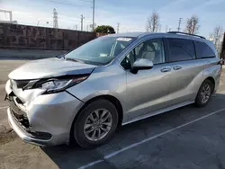 Toyota Sienna le salvage cars for sale: 2022 Toyota Sienna LE