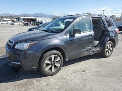 Carros salvage a la venta en subasta: 2018 Subaru Forester 2.5I Limited